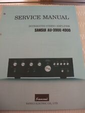 MANUALE DI SERVIZIO SANSUI ORIGINALE AU-3900/4900 BELLO 