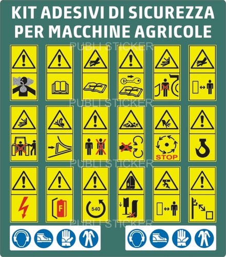 Pittogrammi adesivi segnale - pittogrammi,