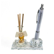 34023 Bomboniere Profumatore PortaPenne Cristallo Croce Calice Comunione