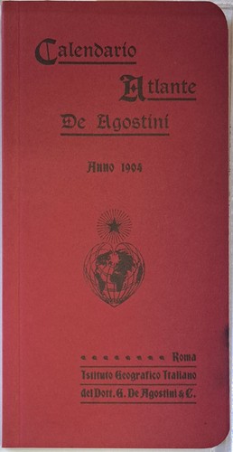 Calendario atlante - calendario, de