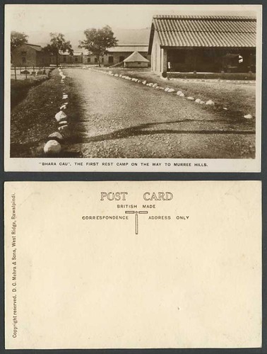 Pakistan old postcard bhara - pakistan,