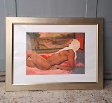 Quadro di Ugo Attardi litografia 1989