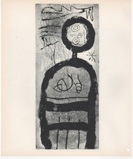 Joan Mirò -  Fanciullo - Litografia  1958