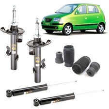 KIT 4 AMMORTIZZATORI + TAMPONI ANTERIORI PER HYUNDAI ATOS ED ATOS PRIME DAL 98