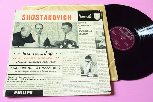 Shostakovitch rostropovich - shostakovitch, lp