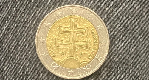 Moneta due euro - moneta, rara