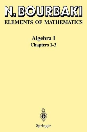Bourbaki algebra i - bourbaki,,
