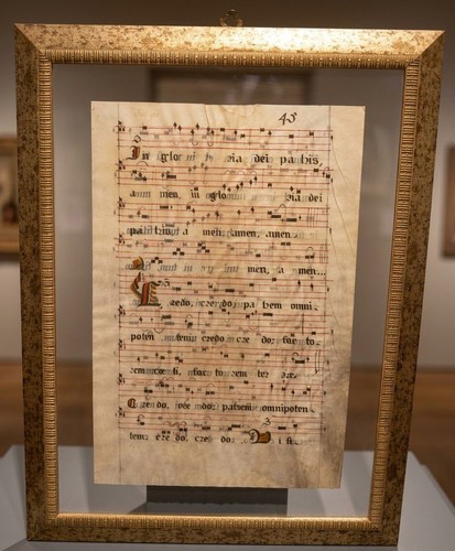 Antico foglio canto - foglio,