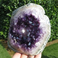 Minerali *** GEODE di AMETISTA BLU/VIOLA Uruguay TOP QUALITY