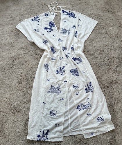 Abito tunica kimono - , ricamato