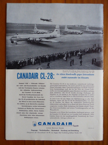 1959 pub canadair - pub, cl-28