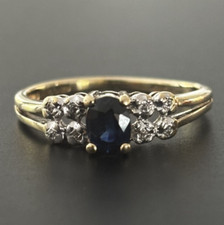 Anello vintage in oro giallo 9