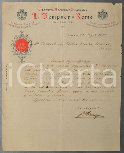 1903 roma antiquario louis - 1903,