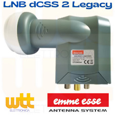 LNB dCSS SCR ILLUMINATORE OCCHIO CONVERTITORE 16UB CON 2 LEGACY