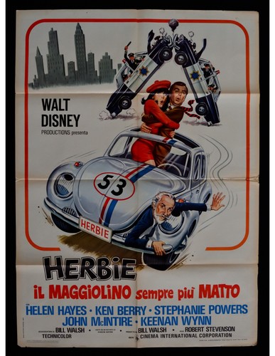 Manifesto herbie maggiolino - manifesto,