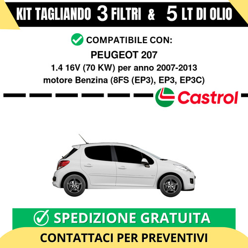 Tagliando per peugeot - tagliando, 1.4