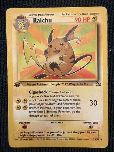 Raichu fossil 1 - raichu,