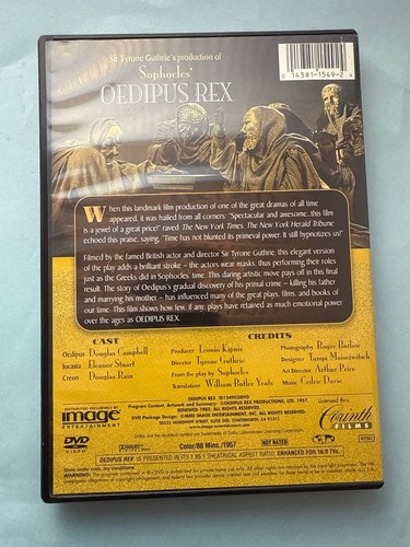 Oedipus rex - oedipus, (dvd)