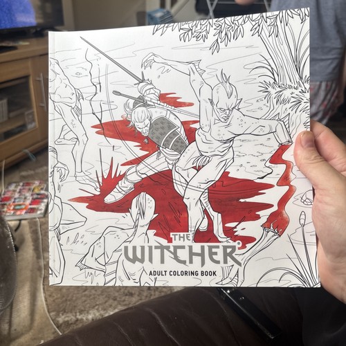 Witcher adult coloring - witcher,