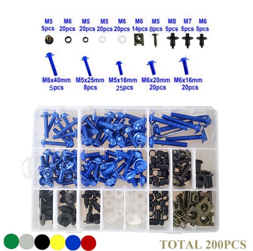 200x kit bulloni carena - bulloni, corpo