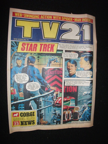Tv21 comic 1971 24th - 24th, july