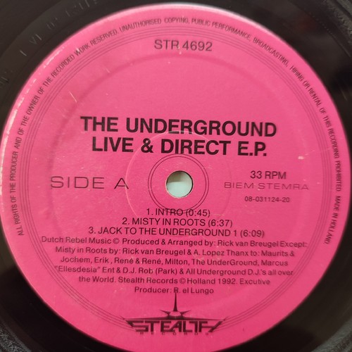 The underground live - –,
