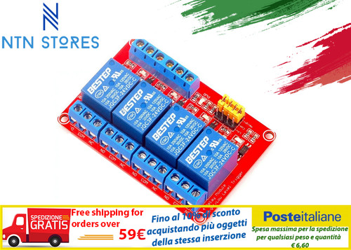 Relè relay modulo 10a - relè, 5v