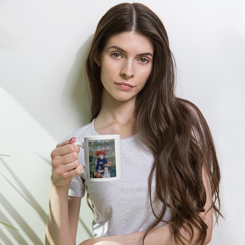 Tazza bianca lucida - , sulla