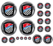 kit 20 Adesivi Sticker Fiat Giannini