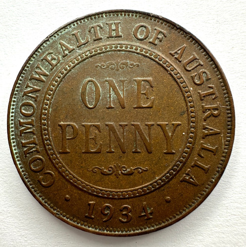 Moneta penny 1934 - penny,