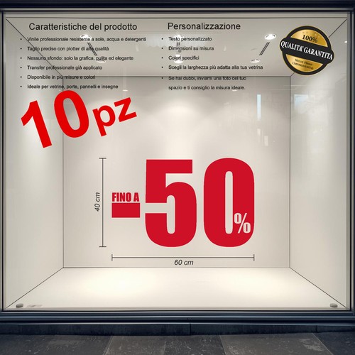 Adesivi 40 cm - 10,