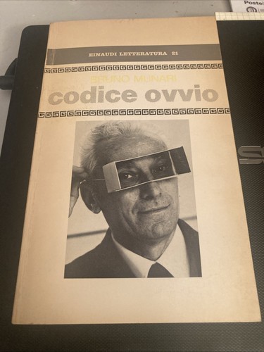 Bruno munari codice ovvio - munari,,
