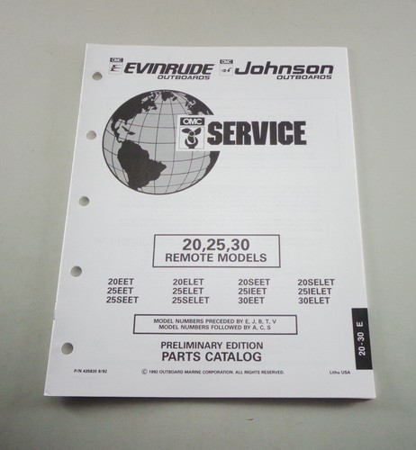 Catalogo ricambi omc evinrude - ricambi,