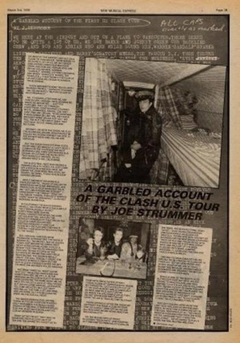 Clash strummer article us - clash, (us