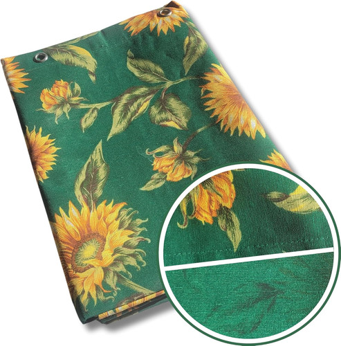 Tenda sole esterno con anelli - sole,
