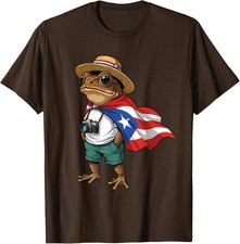 Coqui Frog Puerto Rico Flag