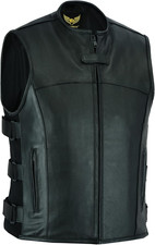 Gilet Da Motociclista in Pelle