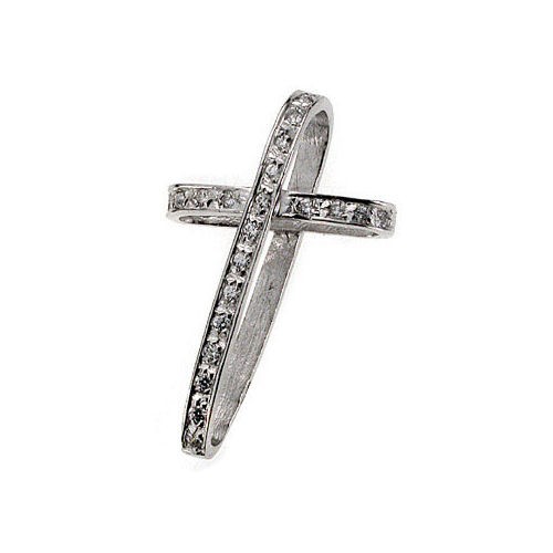 Croce oro pendente kt - croce,