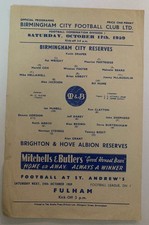 Birmingham City Reserves v