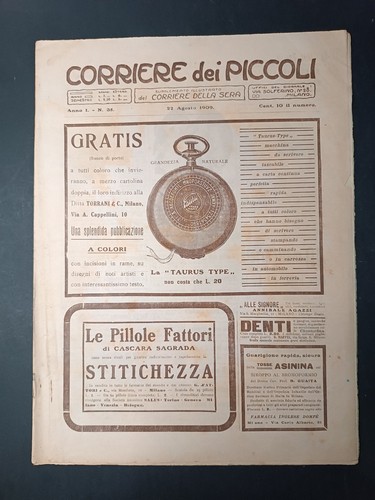 Fumetto corriere dei piccoli - piccoli,