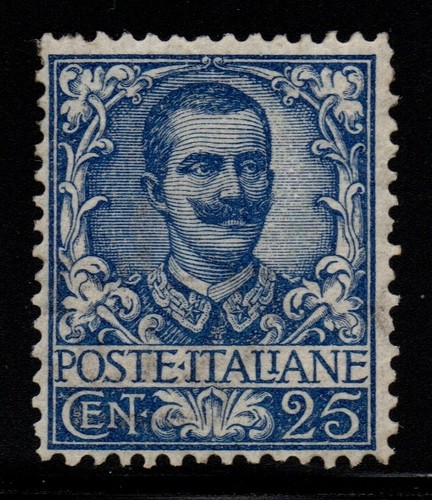 Regno italia floreale 25c - d'italia,