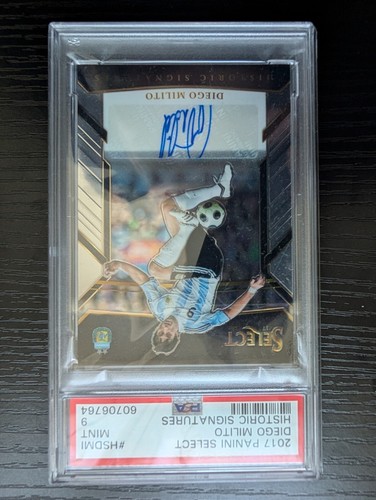 Milito autografo card psa - milito,