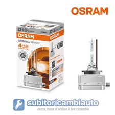 LAMPADA OSRAM XENARC ORIGINAL D1S PER FARI ALLO XENO 66140 LAMPADA A SCARICA DI 