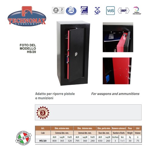 Armadio ripiani con chiave - 3,