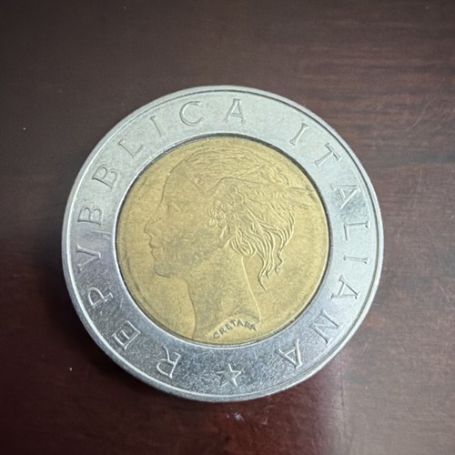 Italy 500 lire metallic - italy,