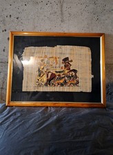 Antico Papiro Egiziano Dipinto