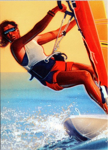 Vela donna windsurf centenario