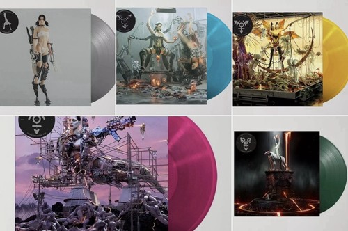 Arca kick colored vinyls - kick, i-v
