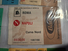 BIGLIETTO TICKET CALCIO NAPOLI
