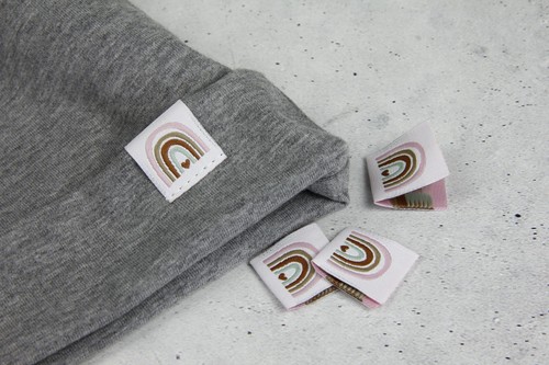 Etichette tessili arcobaleno - ,